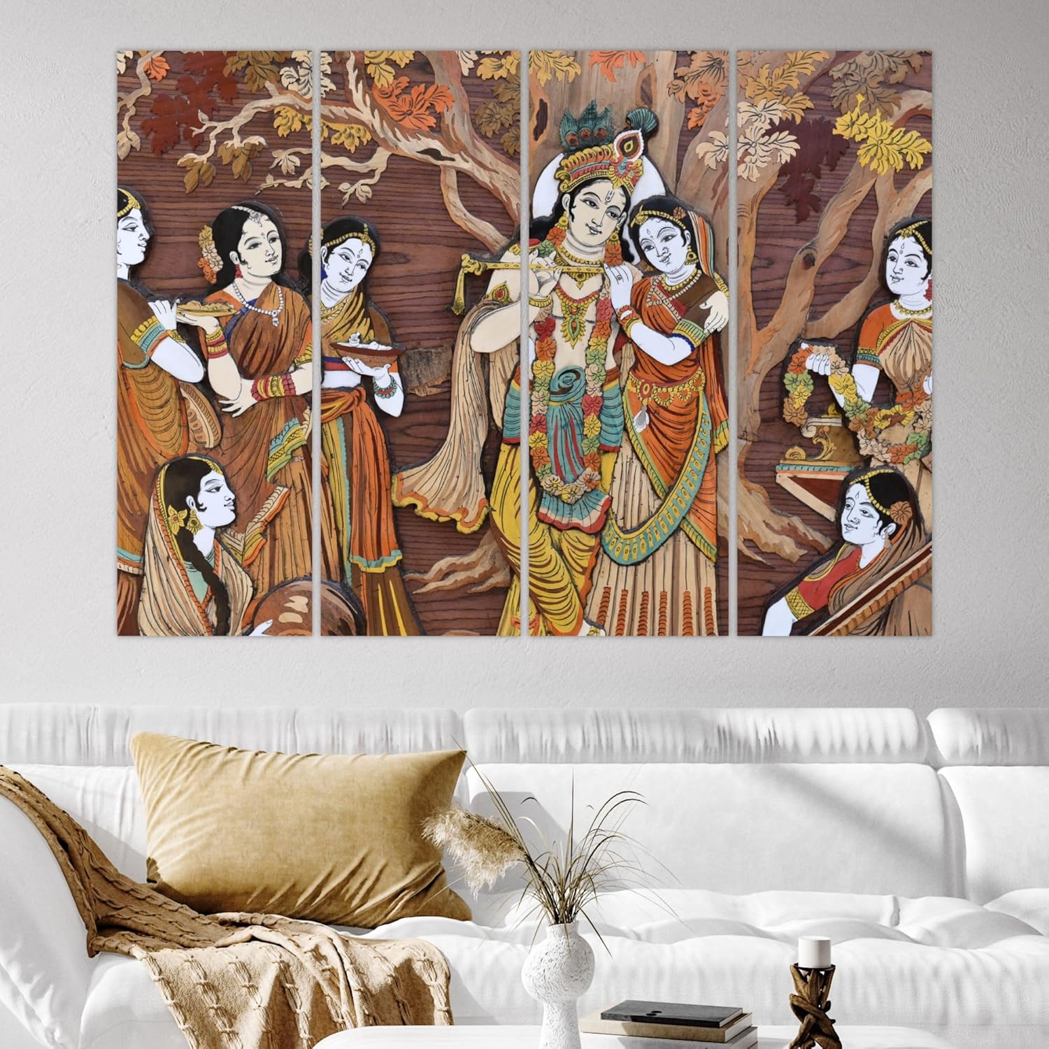 inep-b0cgjjrj26-close-up-of-the-krishna-tastic-divine-love-framed-wall-art-quartet-panels-highlighting-splash-proof-matte-finish..jpg